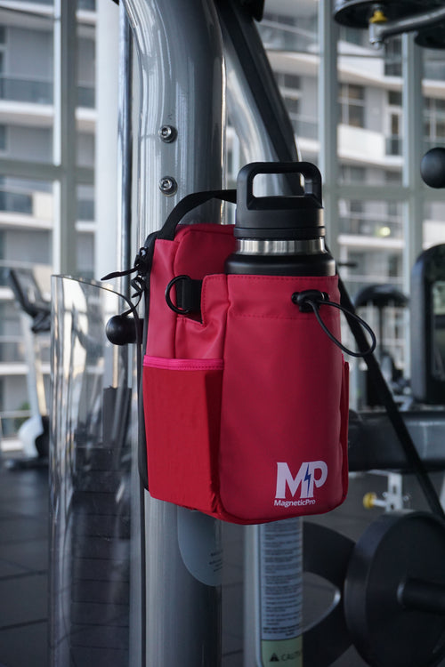 Dark-Pink Magnetic Gym Bag