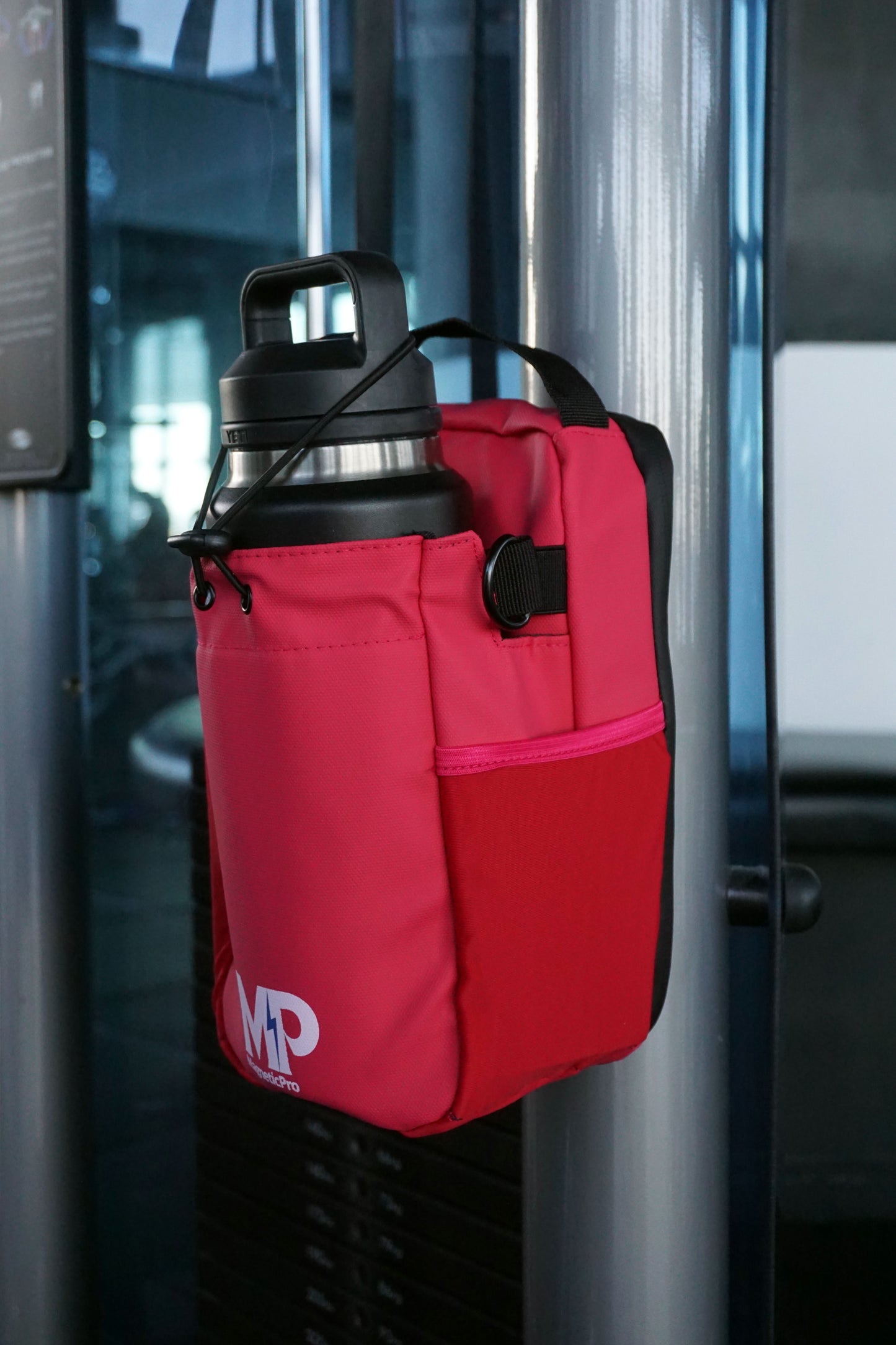 Dark-Pink Magnetic Gym Bag